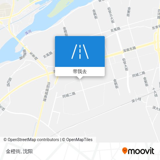 金橙街地图