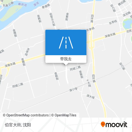 伯官大街地图