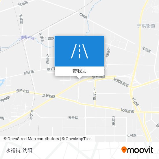 永裕街地图