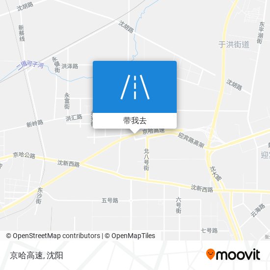 京哈高速地图