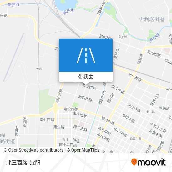 北三西路地图