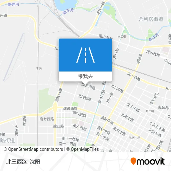 北三西路地图