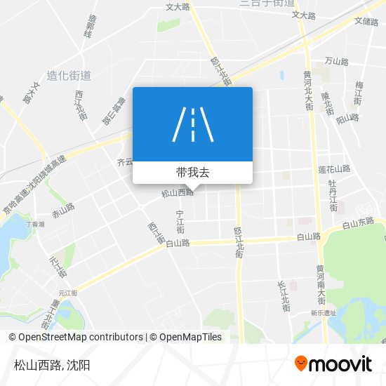 松山西路地图