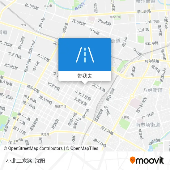 小北二东路地图