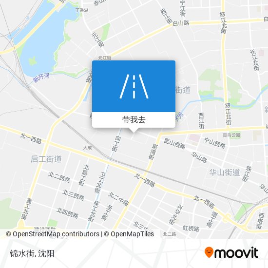 锦水街地图