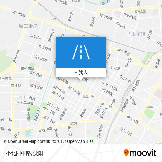 小北四中路地图