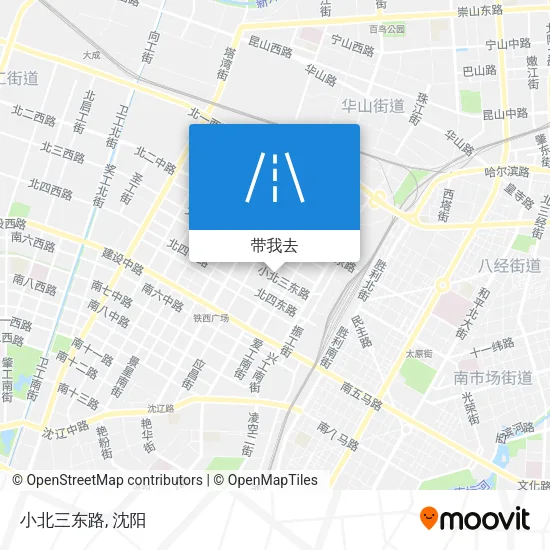 小北三东路地图