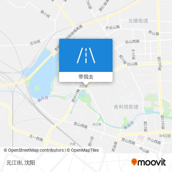 元江街地图