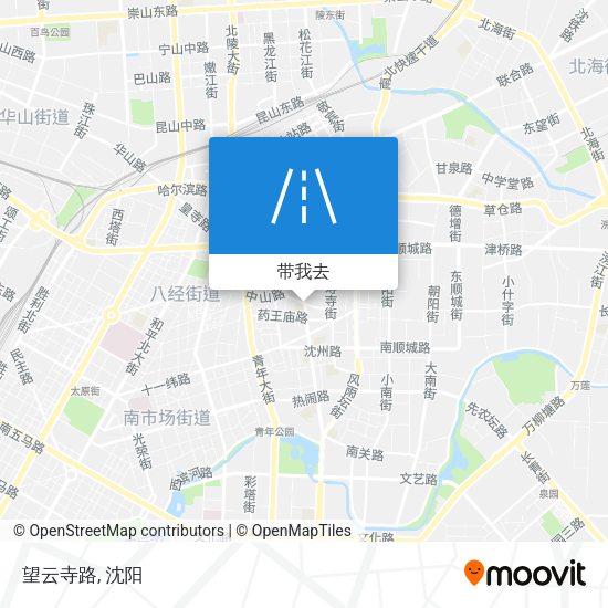 望云寺路地图
