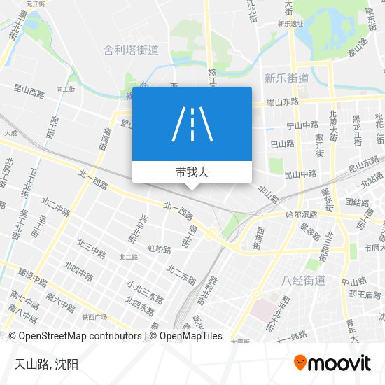 天山路地图