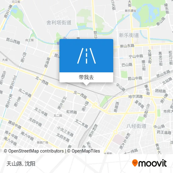 天山路地图