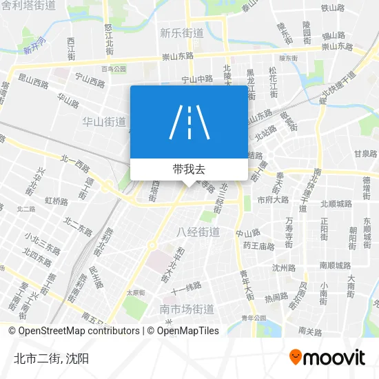 北市二街地图