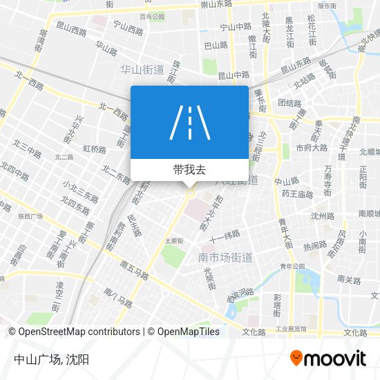 中山广场地图