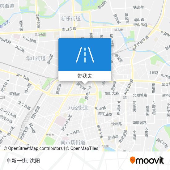 阜新一街地图