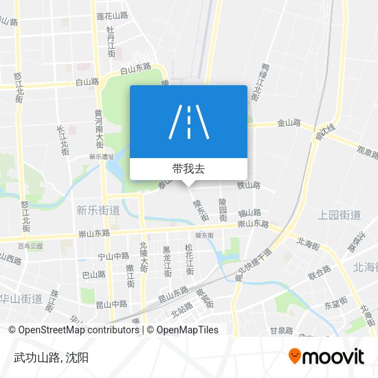 武功山路地图