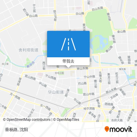 垂杨路地图