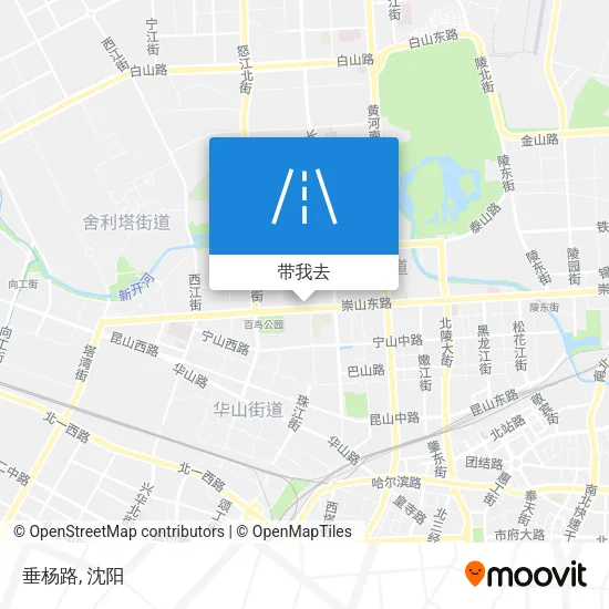 垂杨路地图