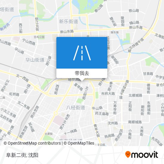 阜新二街地图