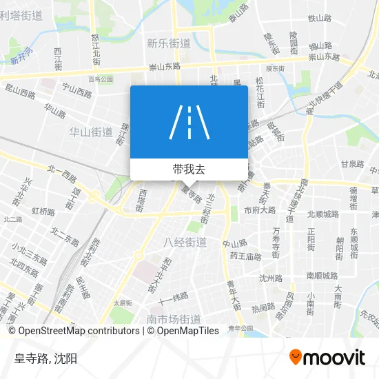 皇寺路地图
