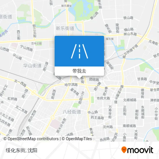 绥化东街地图