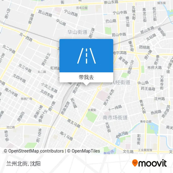 兰州北街地图