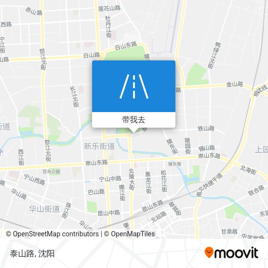泰山路地图