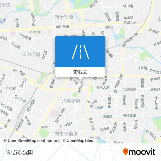 通辽街地图