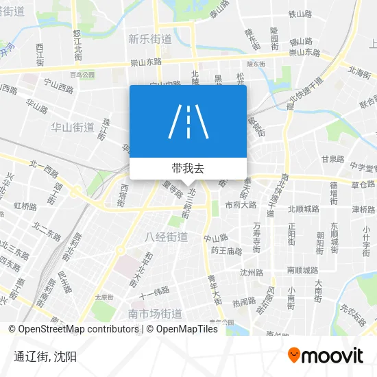 通辽街地图