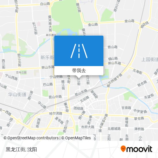 黑龙江街地图