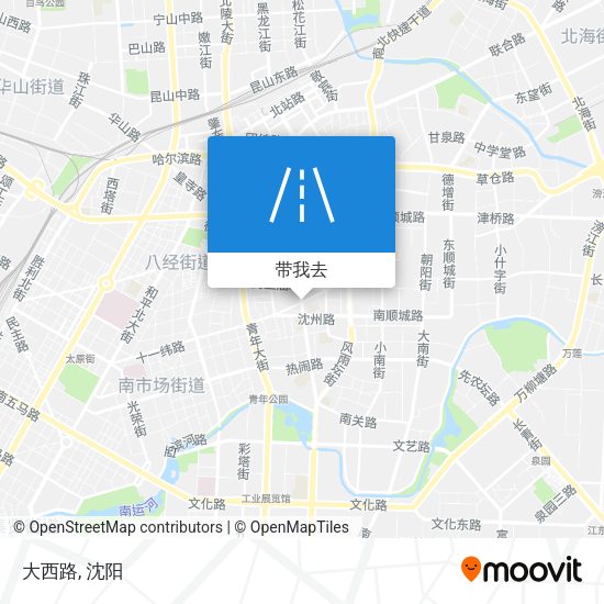 大西路地图