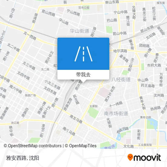 雅安西路地图