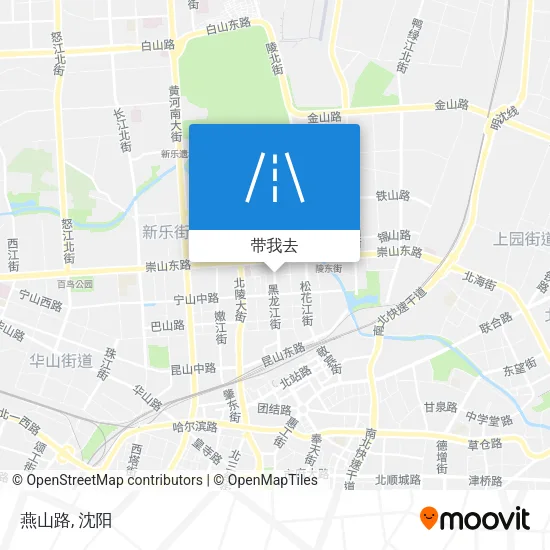 燕山路地图
