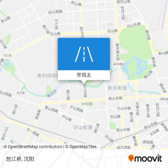 怒江桥地图