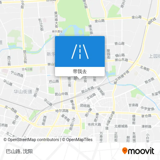 巴山路地图