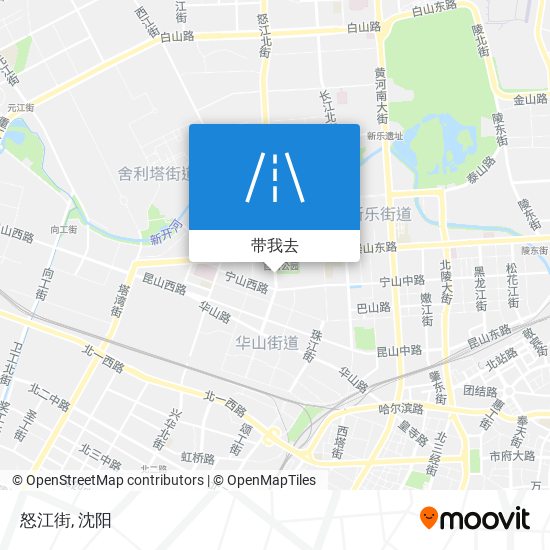 怒江街地图