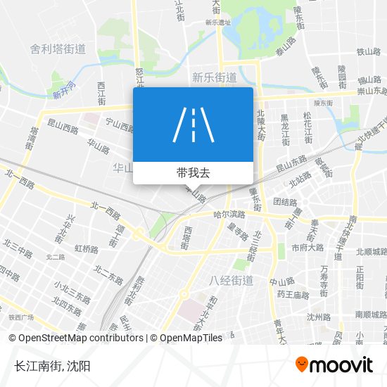 长江南街地图