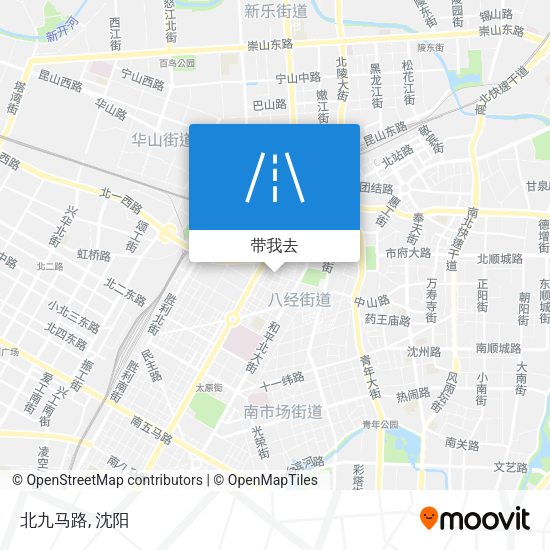北九马路地图