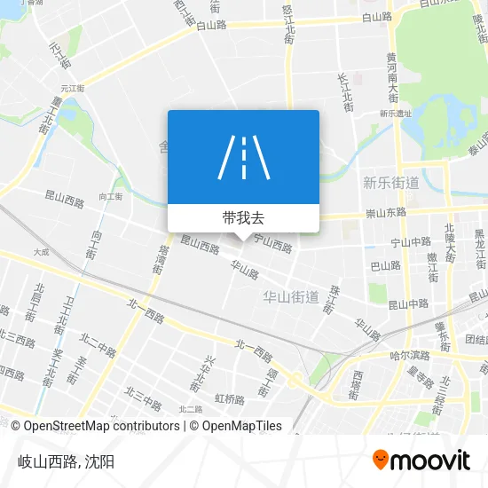岐山西路地图