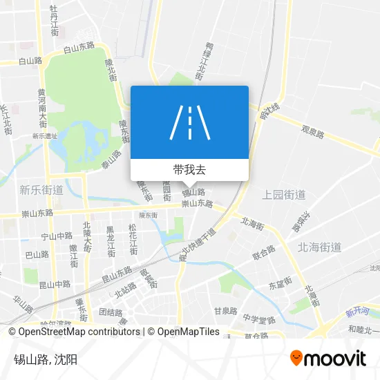 锡山路地图