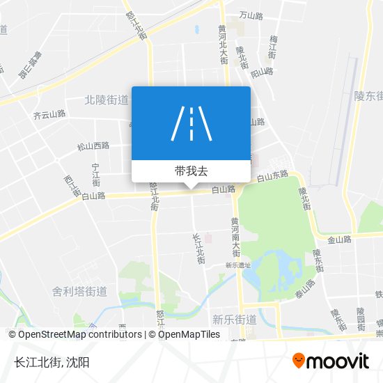 长江北街地图