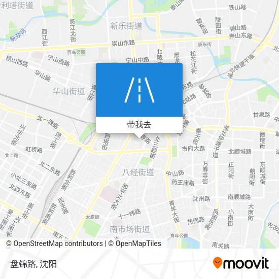 盘锦路地图