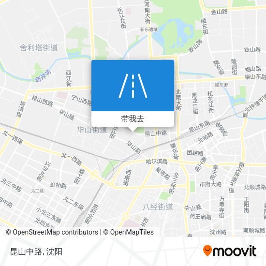 昆山中路地图