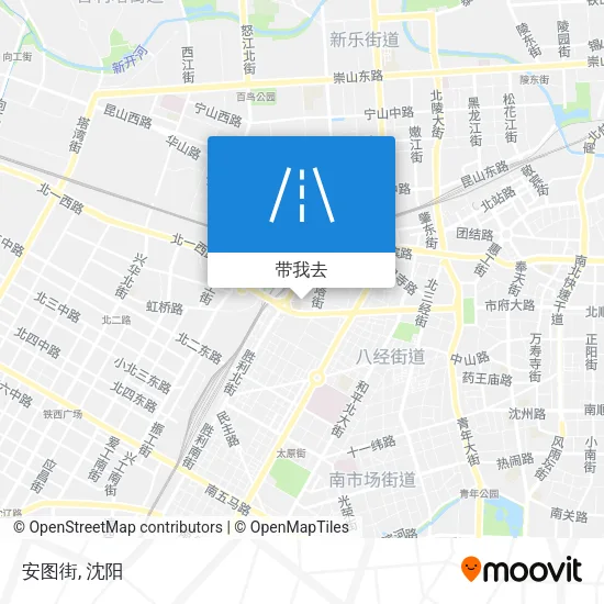 安图街地图