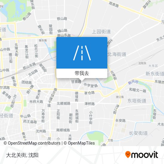 大北关街地图