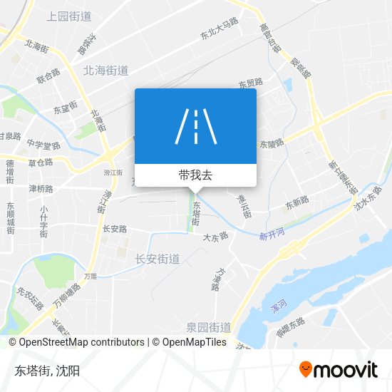 东塔街地图