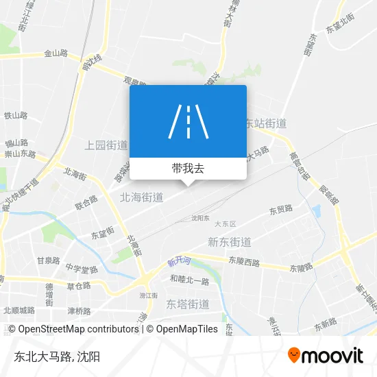 东北大马路地图