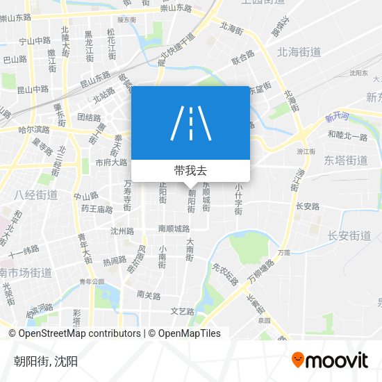 朝阳街地图