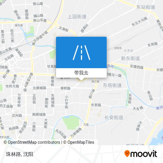珠林路地图