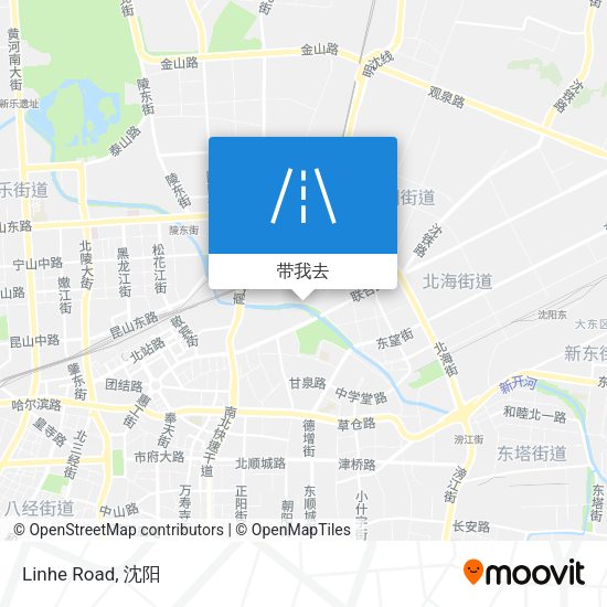 Linhe Road地图