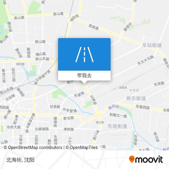 北海街地图